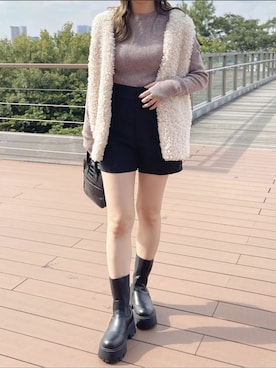 「apres jour（アプレジュール）のアイテム（パンツ）」を使った、apres_jourさん（レディース・160cm）の秋コーディネート