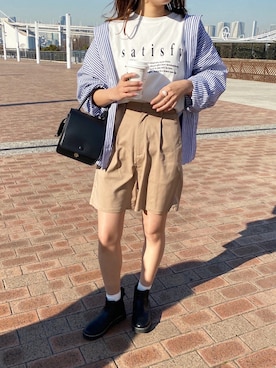 「apres jour（アプレジュール）のアイテム（パンツ）」を使った、apres_jourさん（レディース・162cm）の春コーディネート