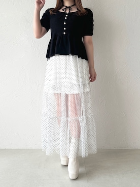 「apres jour（アプレジュール）のアイテム」を使った、apres_jourさん（レディース・162cm）の夏コーディネート