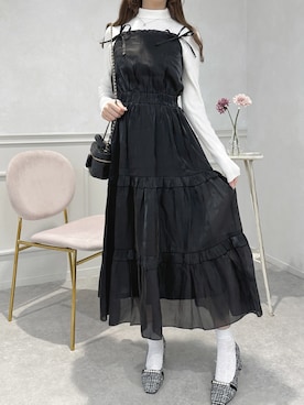 「apres jour（アプレジュール）のアイテム（ワンピース/ドレス）」を使った、apres_jourさん（レディース・162cm）の秋コーディネート