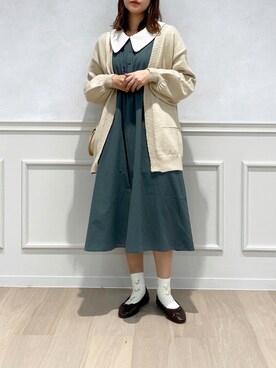 「apres jour（アプレジュール）のアイテム（バレエシューズ）」を使った、apres_jourさん（レディース・162cm）の秋コーディネート