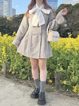 「apres jour（アプレジュール）のアイテム（ワンピース/ドレス）」を使った、apres_jourさん（レディース・162cm）の冬コーディネート