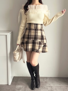 「apres jour（アプレジュール）のアイテム」を使った、apres_jourさん（レディース・162cm）の秋コーディネート