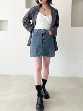 「apres jour（アプレジュール）のアイテム（ジャケット/アウター）」を使った、apres_jourさん（レディース・162cm）の春コーディネート