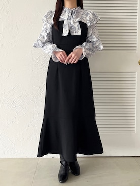 「apres jour（アプレジュール）のアイテム（ワンピース/ドレス）」を使った、apres_jourさん（レディース・162cm）の冬コーディネート