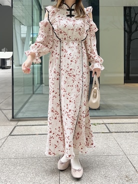 「apres jour（アプレジュール）のアイテム（ワンピース/ドレス）」を使った、apres_jourさん（レディース・162cm）の冬コーディネート