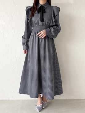 「apres jour（アプレジュール）のアイテム（ワンピース/ドレス）」を使った、apres_jourさん（レディース・162cm）の春コーディネート