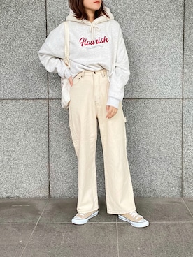「ペインターデニム」｜apres_jourさん（レディース・162cm）の秋コーディネート