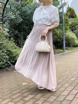 「apres jour（アプレジュール）のアイテム（サンダル）」を使った、apres_jourさん（レディース・153cm）の夏コーディネート