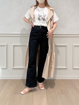 「apres jour（アプレジュール）のアイテム（パンツ）」を使った、apres_jourさん（レディース・160cm）の夏コーディネート