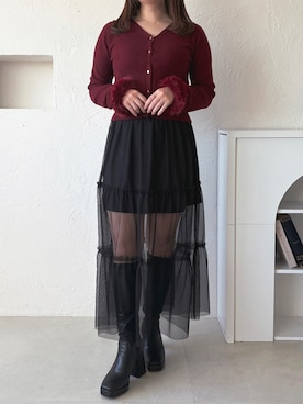 「apres jour（アプレジュール）のアイテム」を使った、apres_jourさん（レディース・162cm）の冬コーディネート
