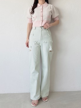 「apres jour（アプレジュール）のアイテム（パンツ）」を使った、apres_jourさん（レディース・162cm）の春コーディネート