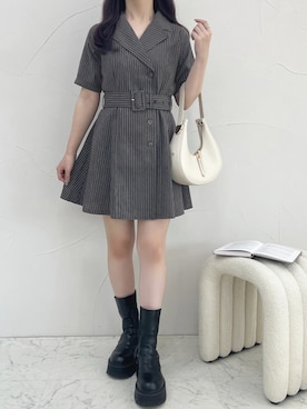 「apres jour（アプレジュール）のアイテム（ワンピース/ドレス）」を使った、apres_jourさん（レディース・162cm）の春コーディネート