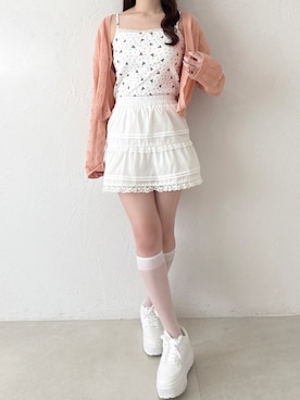 「apres jour（アプレジュール）のアイテム（キャミソール）」を使った、apres_jourさん（レディース・162cm）の春コーディネート