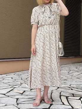 「apres jour（アプレジュール）のアイテム（サンダル）」を使った、apres_jourさん（レディース・153cm）の夏コーディネート