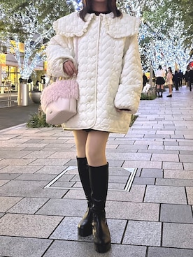 「apres jour（アプレジュール）のアイテム（ジャケット/アウター）」を使った、apres_jourさん（レディース・162cm）の冬コーディネート