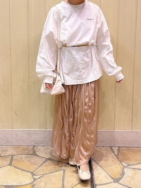 「apres jour（アプレジュール）のアイテム（バレエシューズ）」を使った、apres_jourさん（レディース・153cm）の春コーディネート