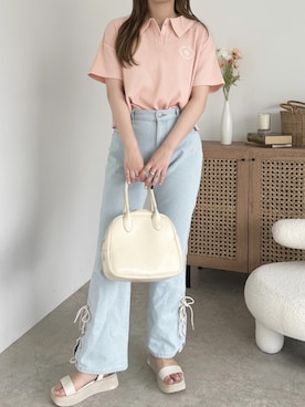 「apres jour（アプレジュール）のアイテム（パンツ）」を使った、apres_jourさん（レディース・162cm）の夏コーディネート