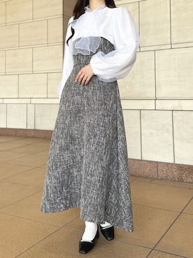 「apres jour（アプレジュール）のアイテム（ワンピース/ドレス）」を使った、apres_jourさん（レディース・162cm）の夏コーディネート