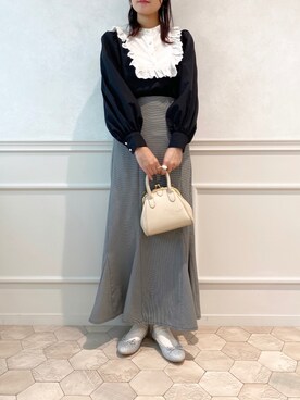 「apres jour（アプレジュール）のアイテム（バレエシューズ）」を使った、apres_jourさん（レディース・162cm）の冬コーディネート