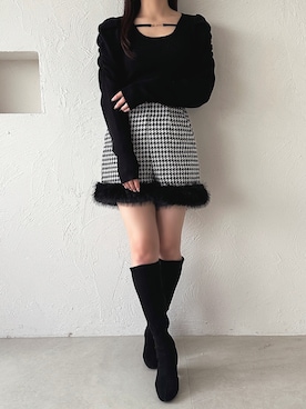 「apres jour（アプレジュール）のアイテム（パンツ）」を使った、apres_jourさん（レディース・162cm）の冬コーディネート