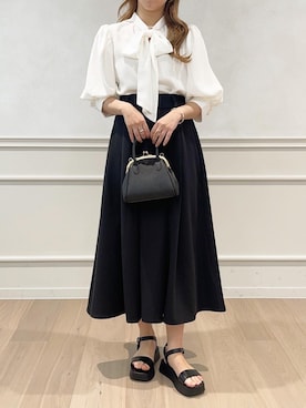 「apres jour（アプレジュール）のアイテム（サンダル）」を使った、apres_jourさん（レディース・160cm）の春コーディネート