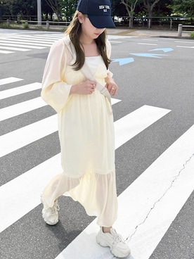 「apres jour（アプレジュール）のアイテム（帽子）」を使った、apres_jourさん（レディース・160cm）の春コーディネート