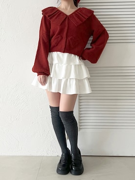 「apres jour（アプレジュール）のアイテム」を使った、apres_jourさん（レディース・162cm）の冬コーディネート