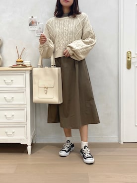 「アプレジュール」｜「アイテム（ワンピース/ドレス）」を使った、apres_jourさん（レディース・162cm）の秋コーディネート