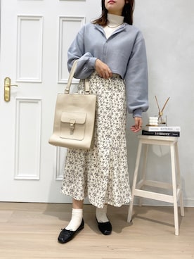 「アプレジュール」｜「アイテム（ニット/セーター）」を使った、apres_jourさん（レディース・162cm）の冬コーディネート