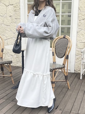 「apres jour（アプレジュール）のアイテム（スウェット）」を使った、apres_jourさん（レディース・155cm）の冬コーディネート