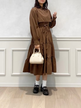 「apres jour（アプレジュール）のアイテム（パンプス）」を使った、apres_jourさん（レディース・162cm）の秋コーディネート