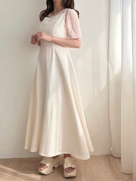 「apres jour（アプレジュール）のアイテム（Tシャツ/カットソー）」を使った、apres_jourさん（レディース・162cm）の夏コーディネート