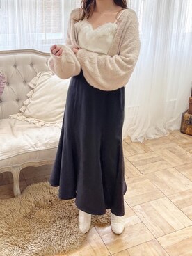 「apres jour（アプレジュール）のアイテム（ブーツ）」を使った、apres_jourさん（レディース・160cm）の秋コーディネート
