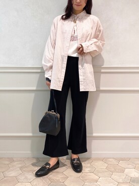 「apres jour（アプレジュール）のアイテム（パンツ）」を使った、apres_jourさん（レディース・162cm）の冬コーディネート