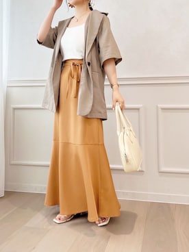 「apres jour（アプレジュール）のアイテム（キャミソール）」を使った、apres_jourさん（レディース・151cm）の夏コーディネート