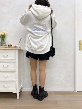 「apres jour（アプレジュール）のアイテム（パンツ）」を使った、apres_jourさん（レディース・162cm）の冬コーディネート