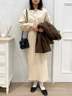 「apres jour（アプレジュール）のアイテム（ジャケット/アウター）」を使った、apres_jourさん（レディース・162cm）の冬コーディネート