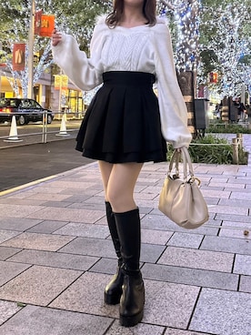 「apres jour（アプレジュール）のアイテム」を使った、apres_jourさん（レディース・162cm）の冬コーディネート