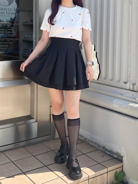 「apres jour（アプレジュール）のアイテム（Tシャツ/カットソー）」を使った、apres_jourさん（レディース・162cm）の夏コーディネート