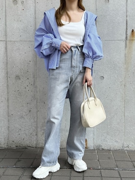 「apres jour（アプレジュール）のアイテム（パンツ）」を使った、apres_jourさん（レディース・162cm）の春コーディネート
