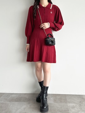 「apres jour（アプレジュール）のアイテム（ワンピース/ドレス）」を使った、apres_jourさん（レディース・162cm）の秋コーディネート