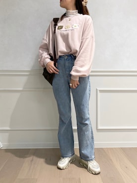 「apres jour（アプレジュール）のアイテム（パンツ）」を使った、apres_jourさん（レディース・162cm）の冬コーディネート