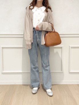 「apres jour（アプレジュール）のアイテム（パンツ）」を使った、apres_jourさん（レディース・158cm）の春コーディネート