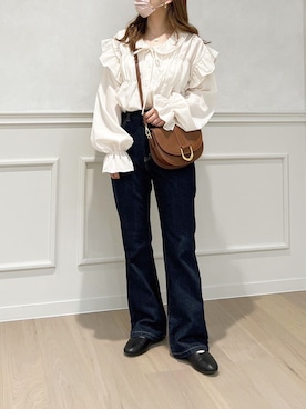 「apres jour（アプレジュール）のアイテム（パンツ）」を使った、apres_jourさん（レディース・162cm）の春コーディネート