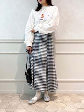 「apres jour（アプレジュール）のアイテム（バレエシューズ）」を使った、apres_jourさん（レディース・162cm）の冬コーディネート
