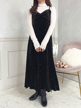 「apres jour（アプレジュール）のアイテム（ワンピース/ドレス）」を使った、apres_jourさん（レディース・162cm）の秋コーディネート