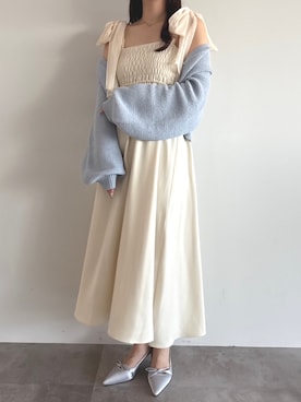 「apres jour（アプレジュール）のアイテム（ワンピース/ドレス）」を使った、apres_jourさん（レディース・162cm）の春コーディネート