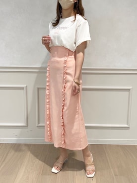 「apres jour（アプレジュール）のアイテム（サンダル）」を使った、apres_jourさん（レディース・158cm）の夏コーディネート