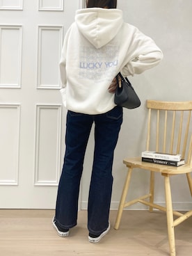 「apres jour（アプレジュール）のアイテム（パンツ）」を使った、apres_jourさん（レディース・162cm）の冬コーディネート
